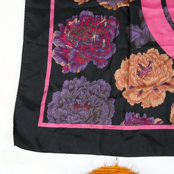 COACH Silk Square Scarf With Kaffe Fassett Print - Picture 5 of 10